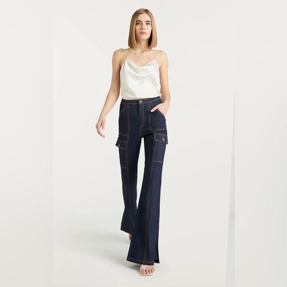 Cinq a sept NWOT Maurice denim pant. Tags removed. Never worn.